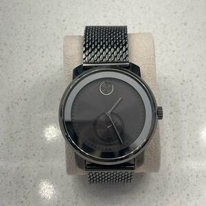 Movado bold in gunmetal like new